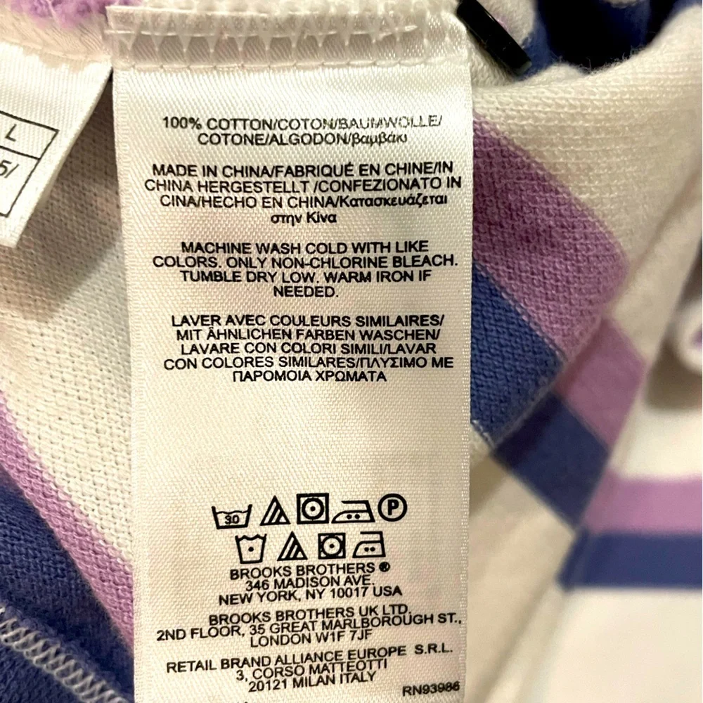 346 Brooks Brothers Long Sleeve Top - Picture 6 of 10